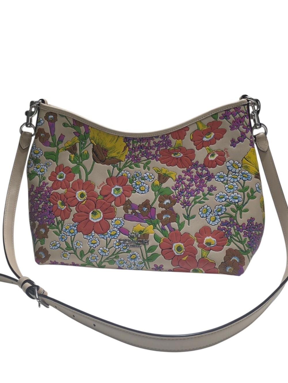 Coach Floral Print Shoulder Bag - Picture 5 of 10